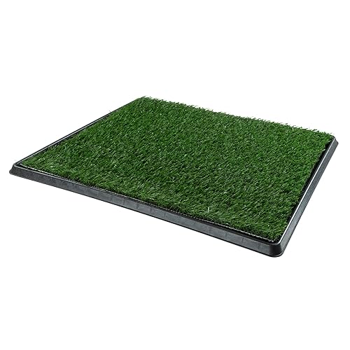 PETMAKER Artificial Grass Puppy Pee Pad with Tray, Reusable Dog