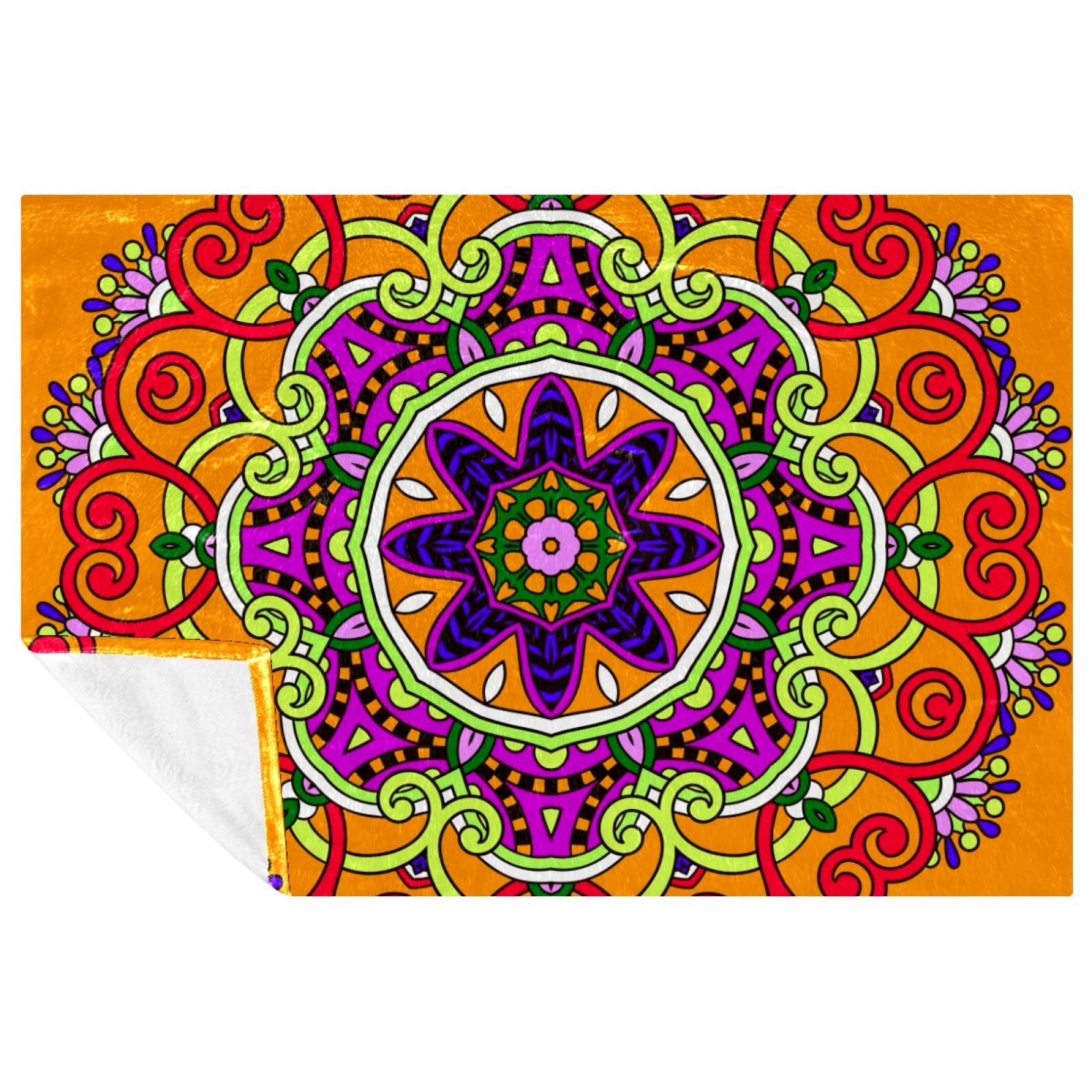 Couverture douce de qualité supérieure avec dentelle raffinée 150x100cm