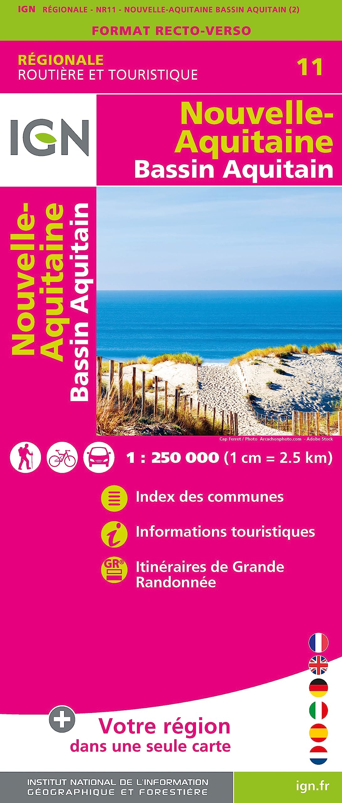 NR11 Nouvelle Aquitaine (Bassin Aquitain) Recto/verso