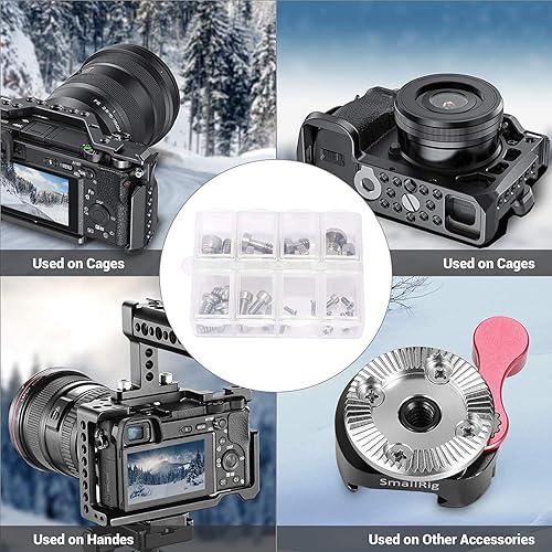 Miniatura 4 de SmallRig Juego de tornillos para cámara, juego de tornillos de 26 piezas para accesorios de cámara AAK2326