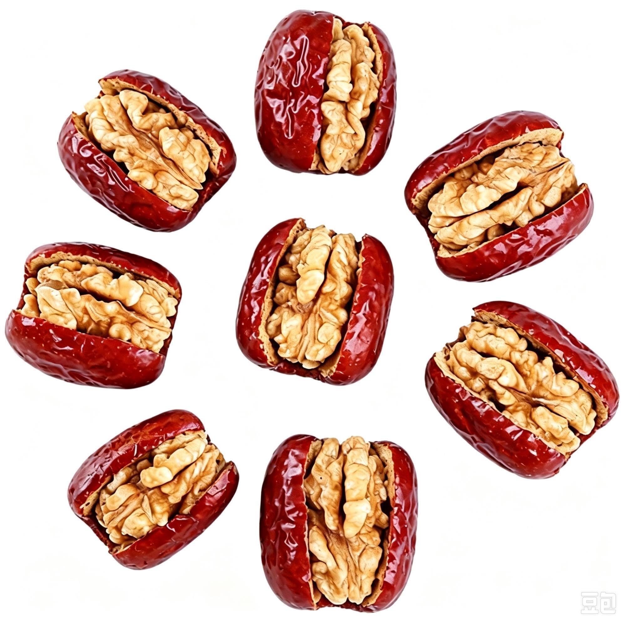 Snack alle noci ripiene di datteri rossi 500g