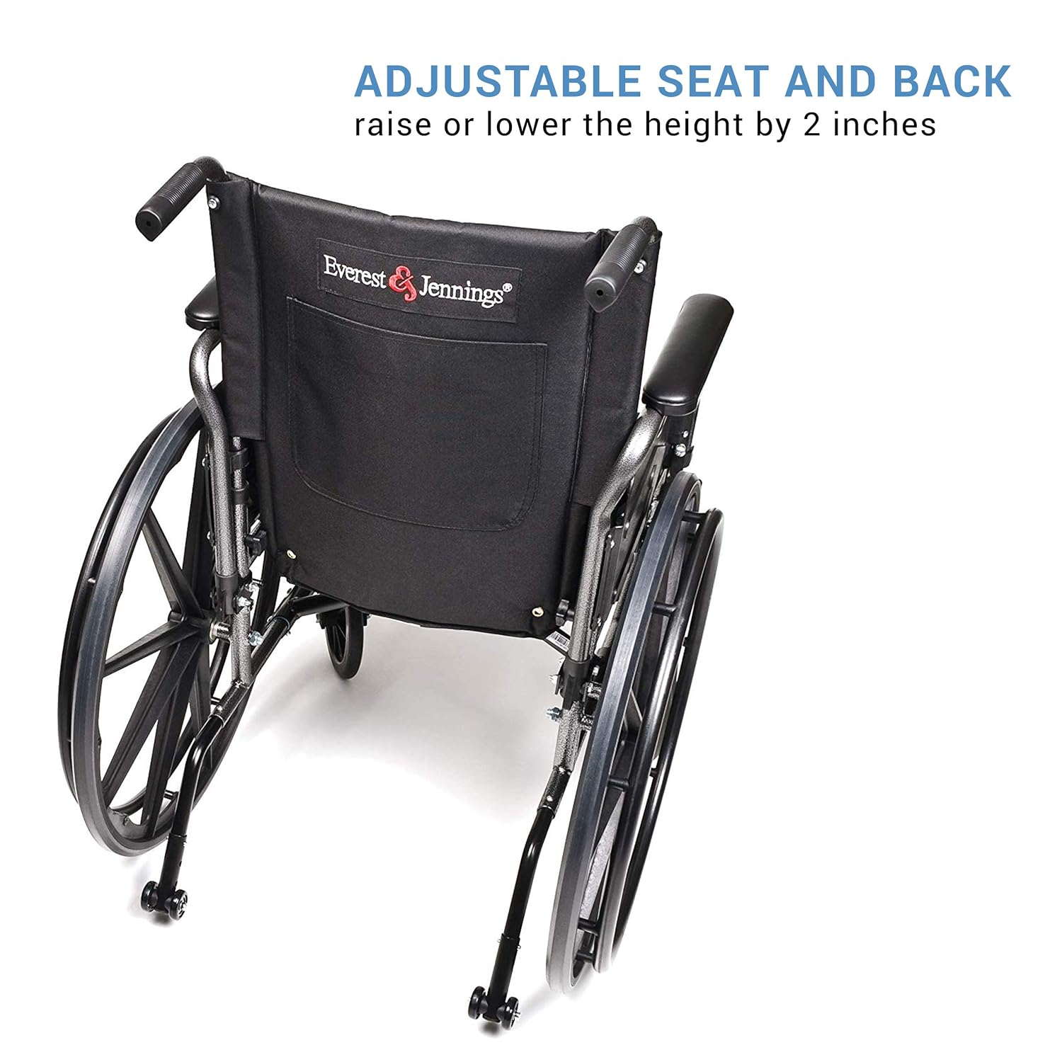 Everest & Jennings Traveler L4 Wheelchair, Ultralight Adjustable-Height Adult Use, 18x16" Seat: Manual Wheelchairs: Industrial & Scientific