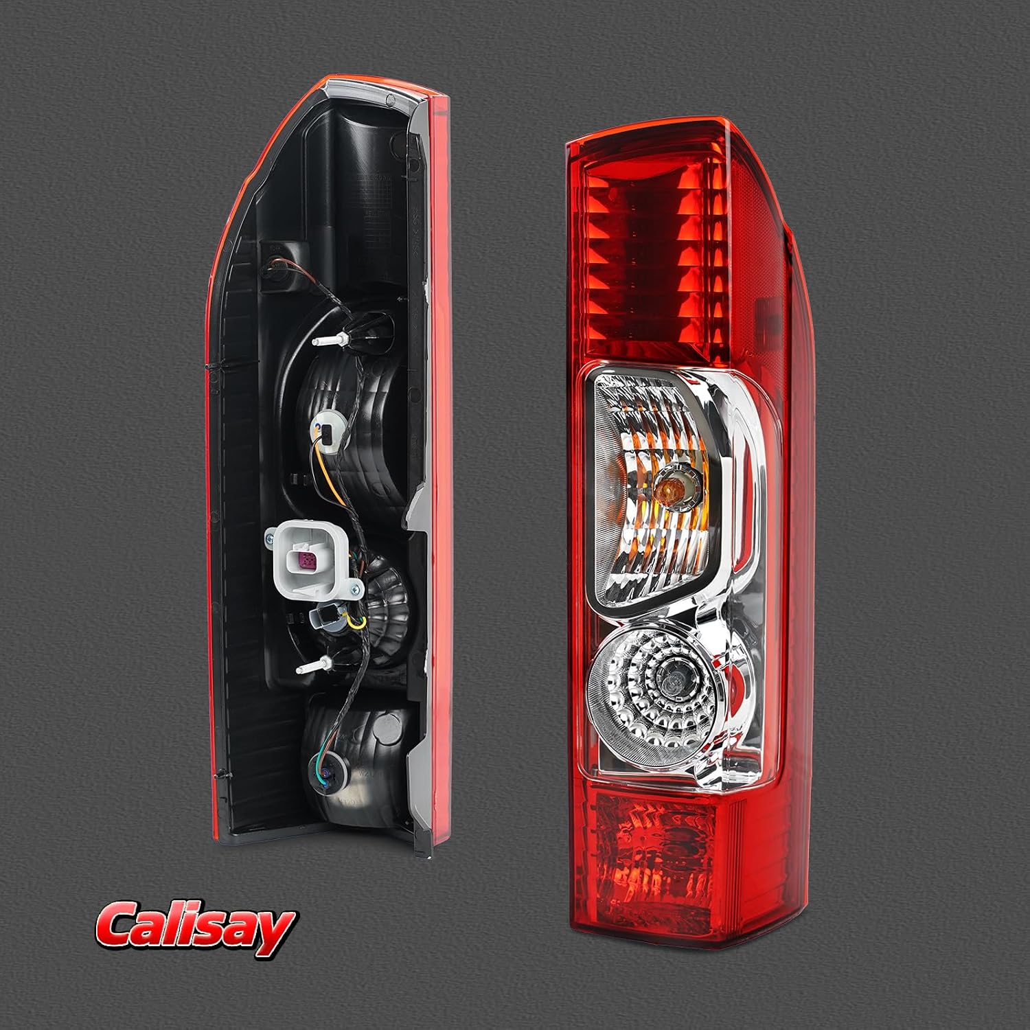 Tail Lights with Bulbs and Harnesses Compatible With 2014-2026 Ram Promaster Rear Light 4725946AD (Right Passenger Side)