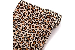 Sensational Leopard Printed Liverpool Fabric Textured Knit 4 Way Stretch - 6' Strip