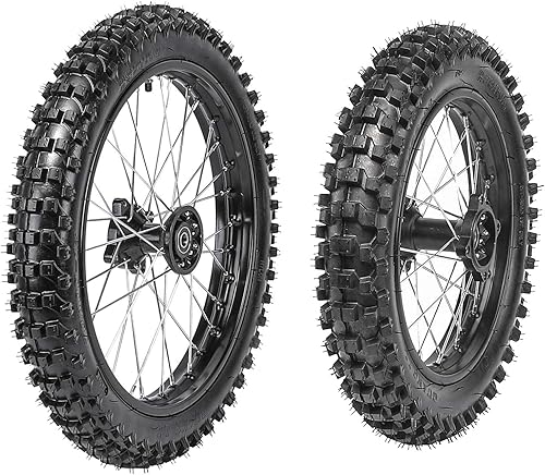 Ruedas delanteras 70100-17 + 90100-14 traseras Neumáticos para motocicletas Dirt Pit  Neumáticos y llantas de 2.75 x 17 y 3.5-14 tubos interiores