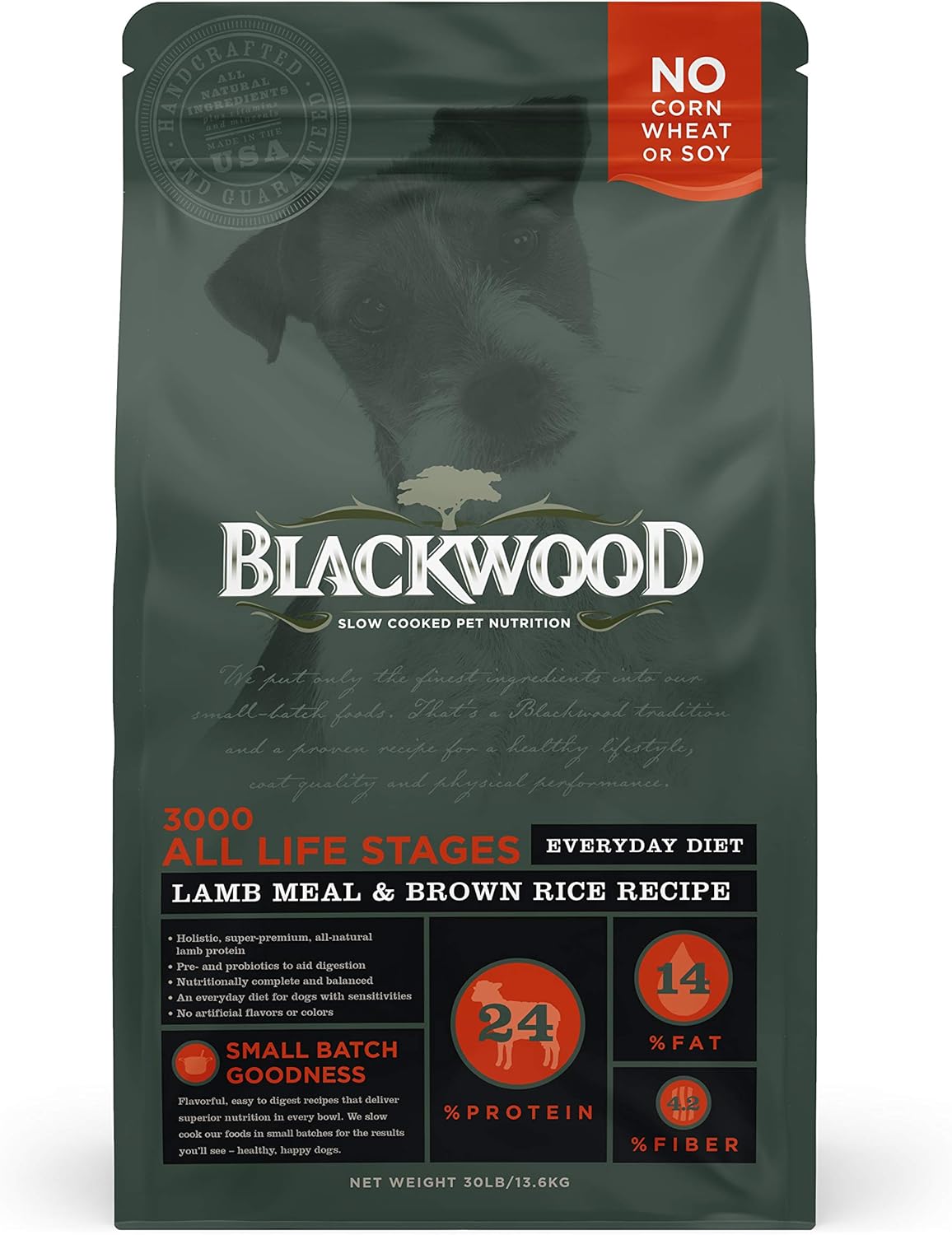 Blackwood Dog Food Made in USA Slow Cooked Dry Dog Food