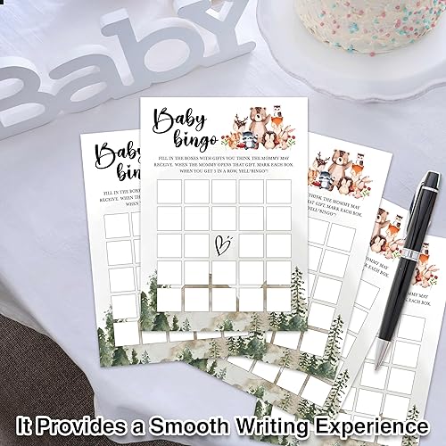 Miniatura 3 de Cazhes Juego de fiesta de baby shower, bingo de flores silvestres para baby shower, 25 juegos de revelación de género para bebés, suministros de