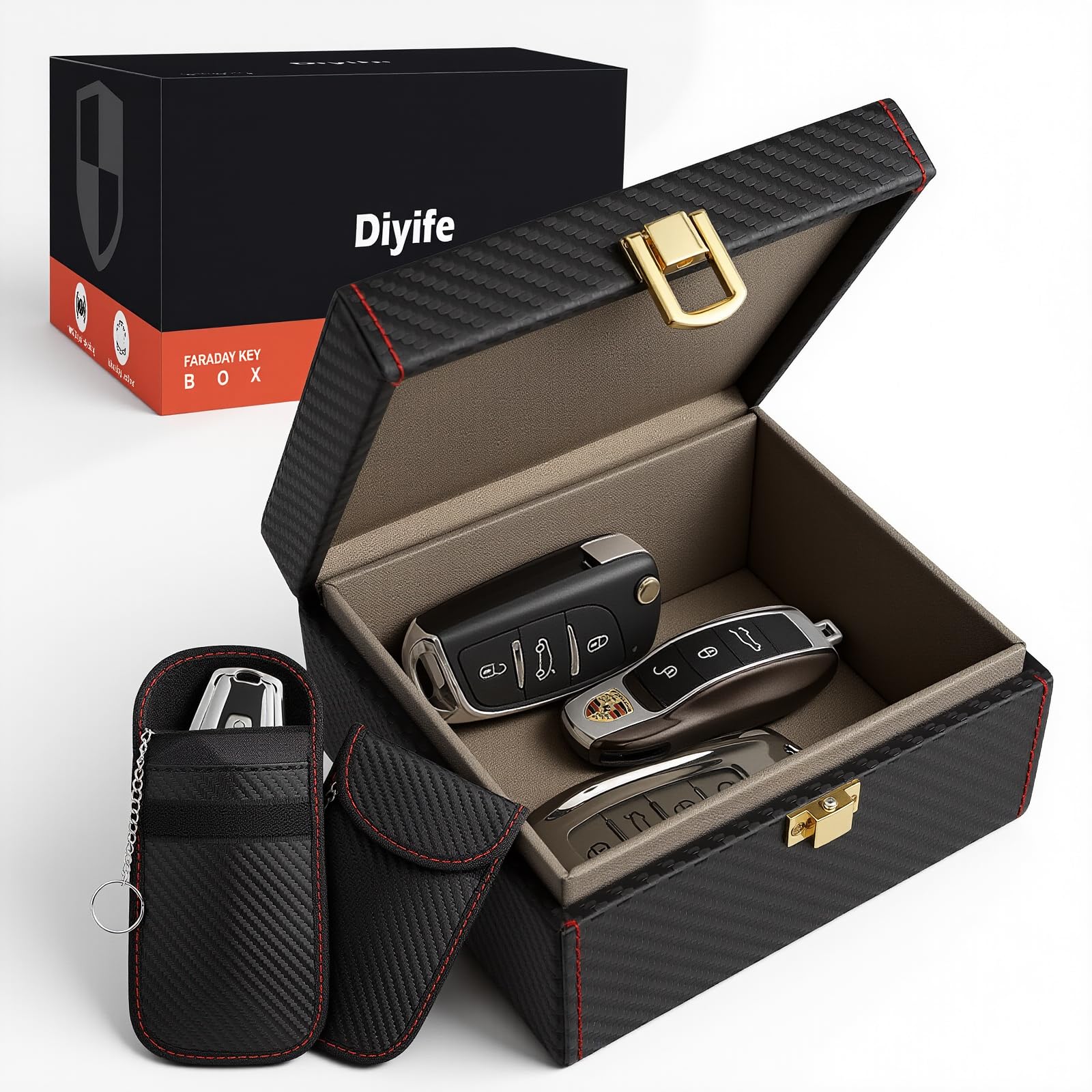 Diyife Faraday Box & Pouches: Ultimate Car Key Signal Blocker