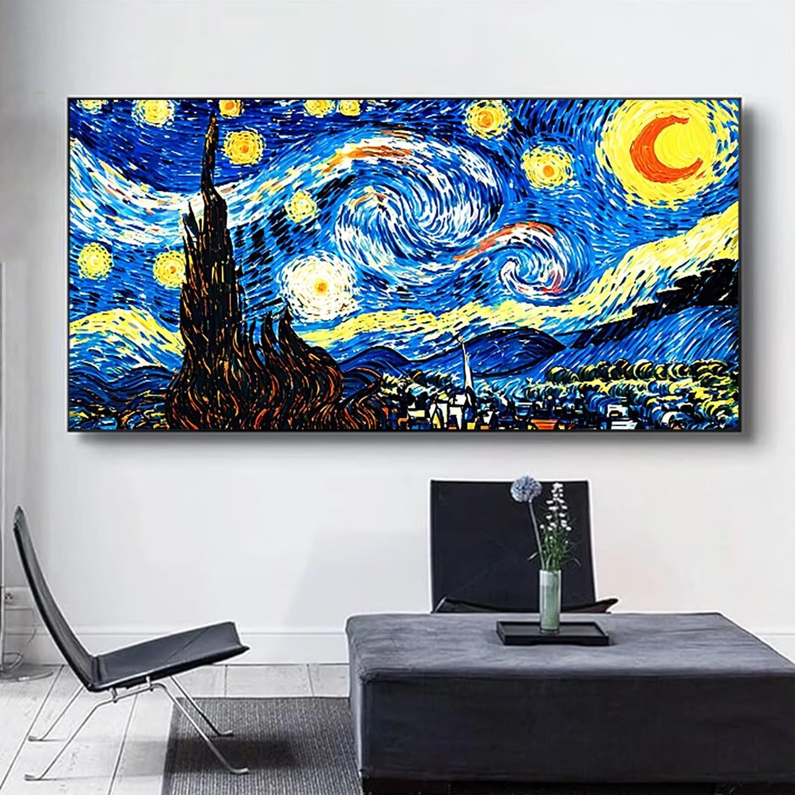 Malen nach Zahlen Kinder Abstrakt, Malen Nach Zahlen Erwachsene Geschenke Home Wand Dekor Bastelset, Malen nach Zahlen Sternenhimmel | Malen nach Zahlen Ohne Rahmen (60x120cm) Bastelset Erwachsene 3-4