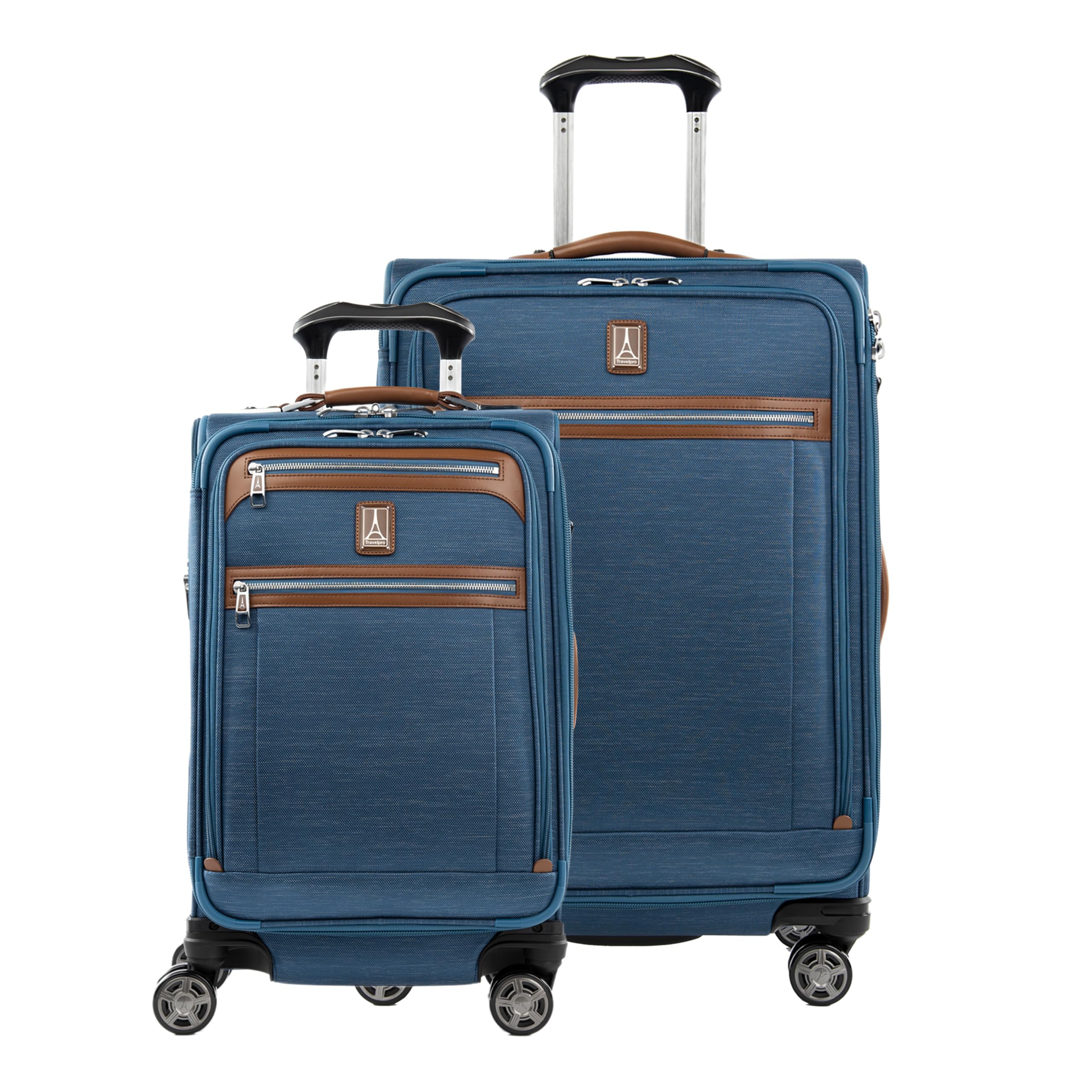 Travelpro Platinum Elite Softside Spinner Set, Coastal Blue 2-Piece (21/25)