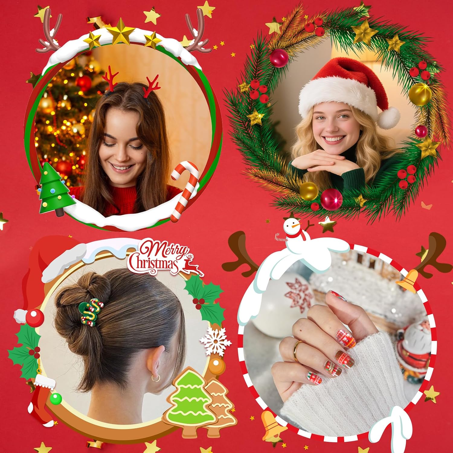 Christmas Gifts for Women, Christmas 24 Pieces Beauty Fashion and Jewelry Bath Sets for Adult, Mom, Sister, Girl.Advent Calendar 2025 for Adult Women, Surprise Gift Baskets for Wife, Sister, Girls - Image 5