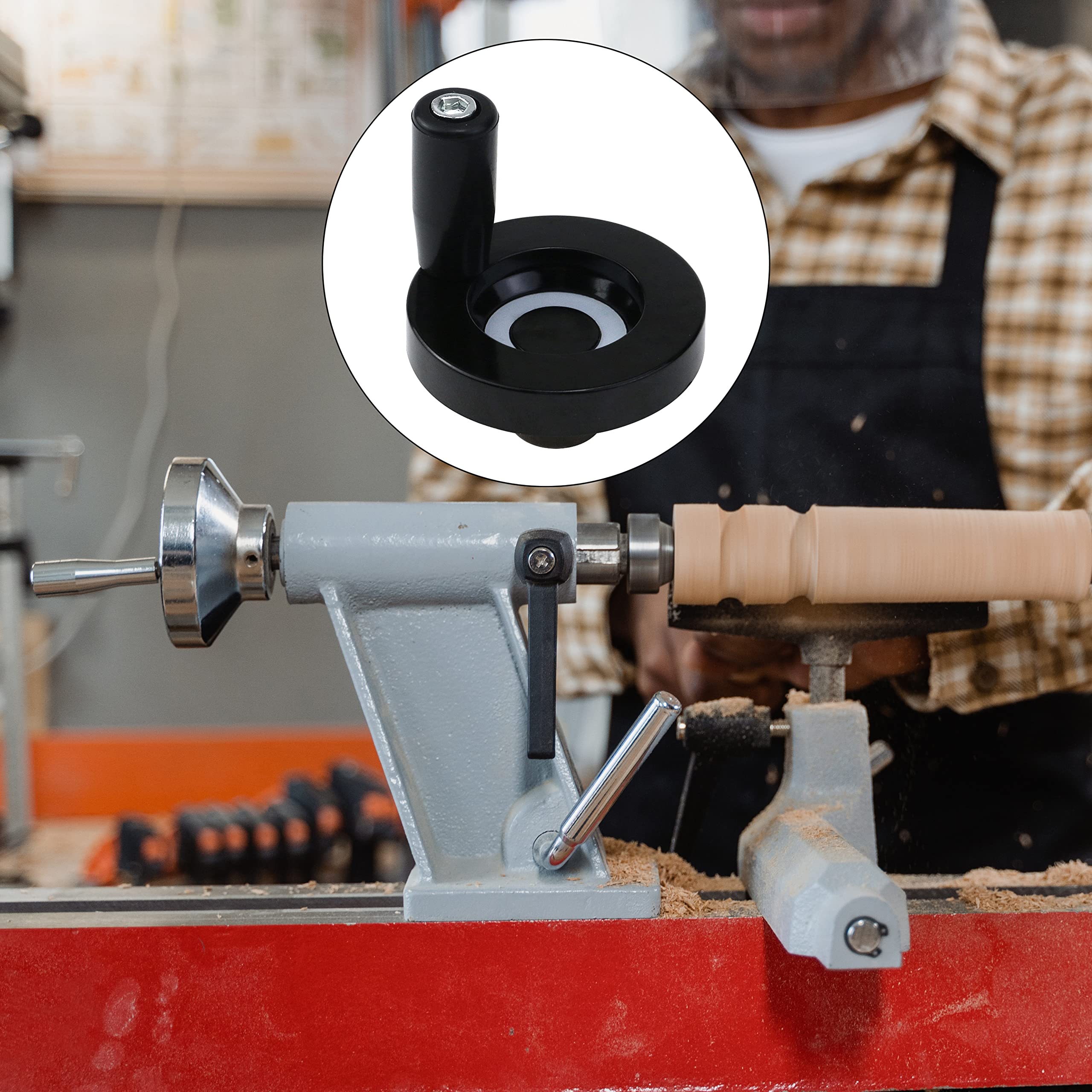 Amazon.com: Tighall 2PCS Hand Crank Revolving Handle 63x8mm Hand
