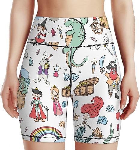 mermaid biker shorts