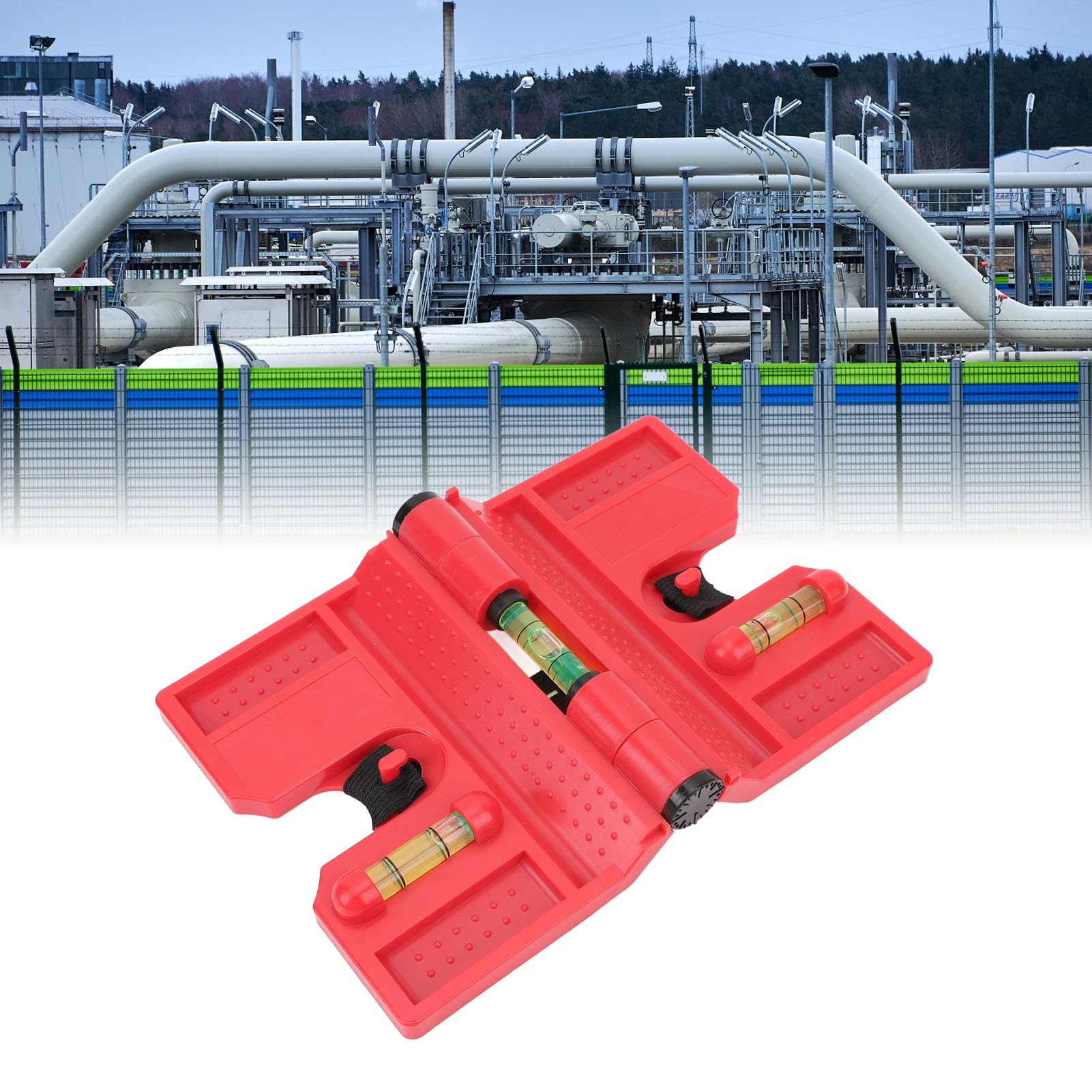 Magnetic Post Level Tool Foldable High Accuracy Measurement Material for Pipeline Installation