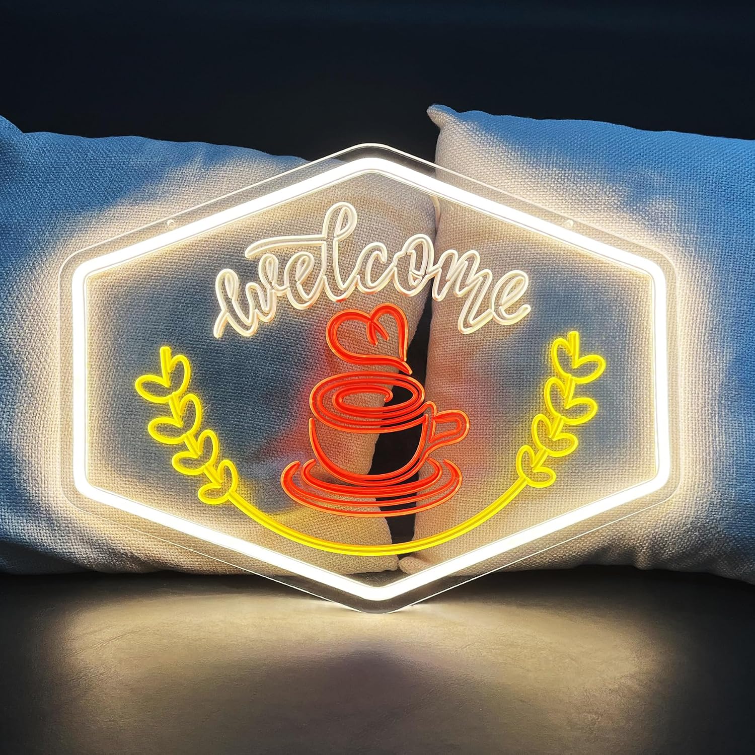 Custom Neon Sign Personalized LED Neon Signs for Wall Decor Bar Man Cave Business, Customized Cool Gifts Lighted LOGO Signs with UV Printing & 3D Engraving for Wedding Birthday Party Kids Room