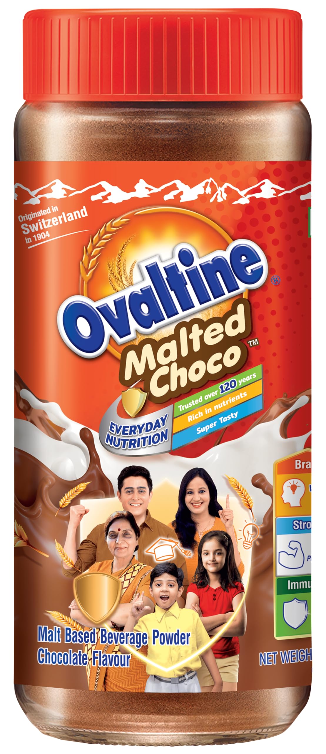 OVALTINE Malted Health Drink Chocolate Flavour Powder, Nutrition Drink Powder, Rich Malt & Cocoa Taste, Tasty Milk Mix Drink, Daily Energy & Growth Beverage for Kids & Adults, 450g (Pack of 2) — Amazon image 12