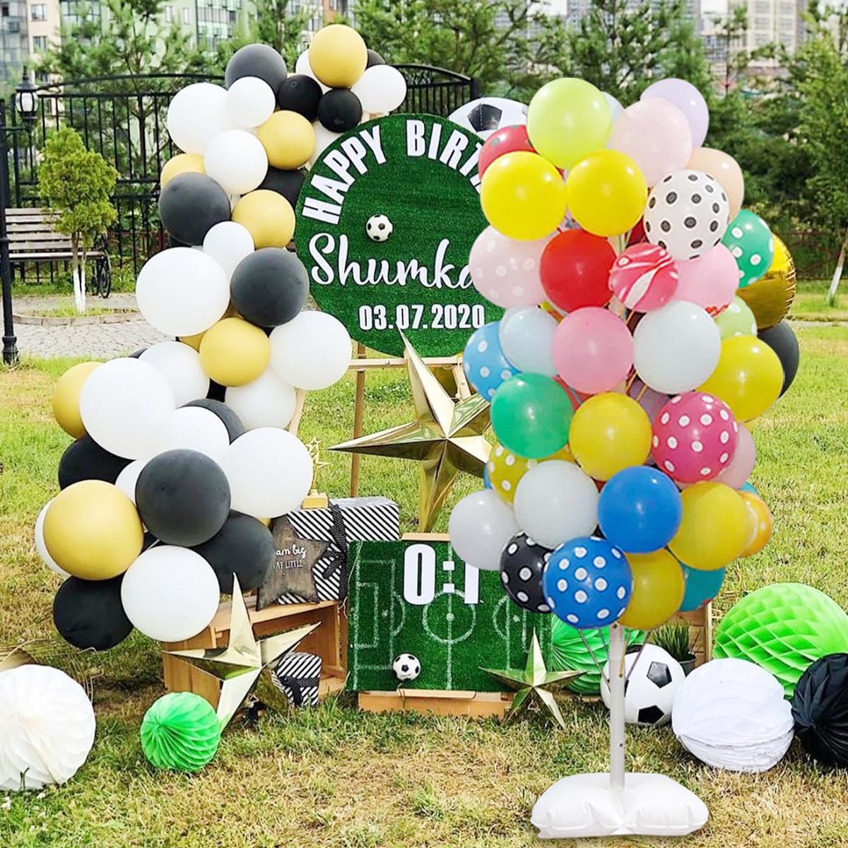 Kit di supporto a colonna per palloncini, supporto per arco di palloncini, con basi, adatto per compleanni, decorazioni per feste, matrimoni