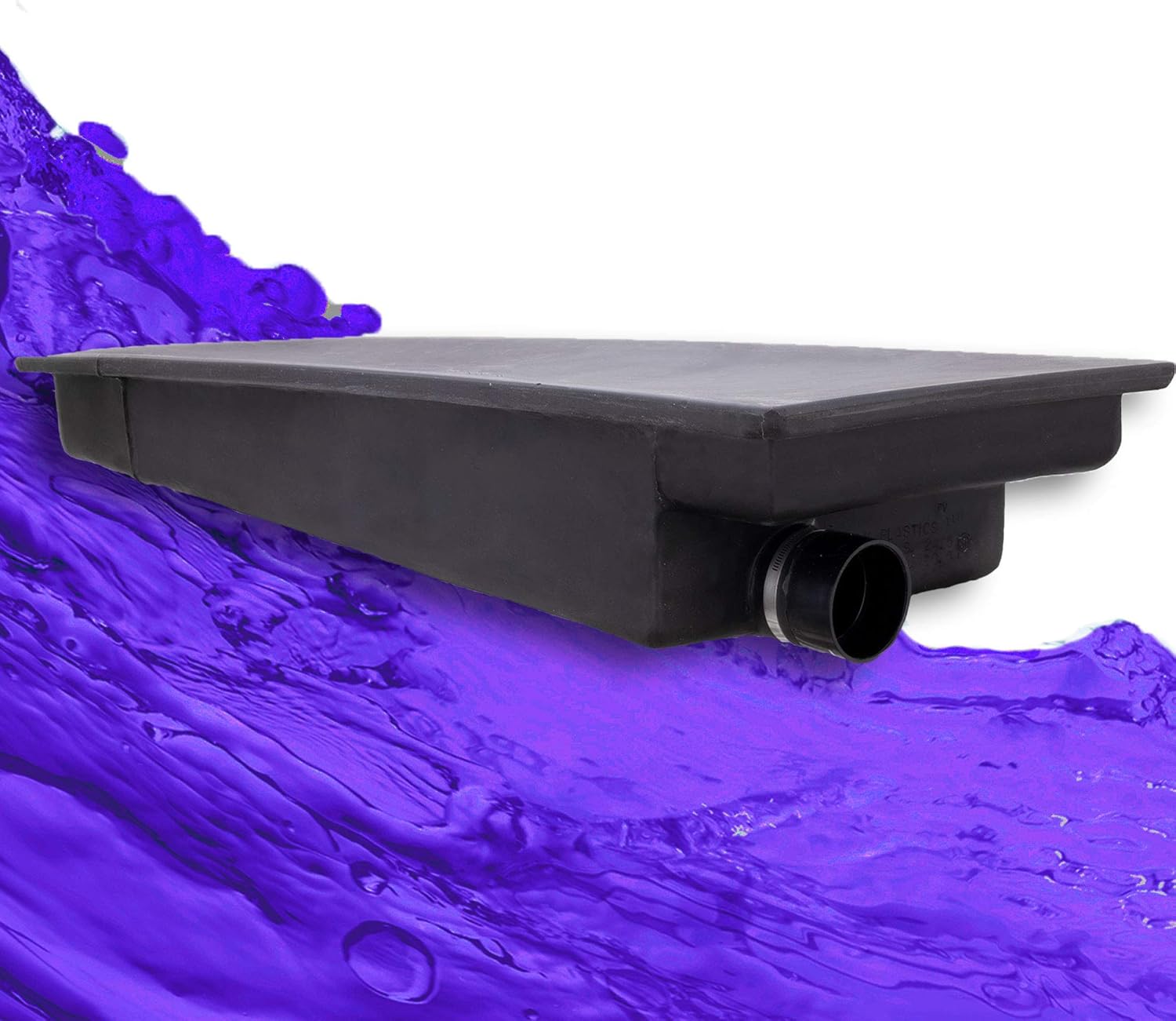 RecPro 25 Gallon RV Holding Tank 53" x 20" x 8" | Black Waste Water | 1138 | Made in America