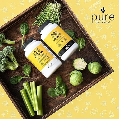 Miniatura 4 de Super Greens - Gomitas multivitamínicas para todas las edades, suplementos de apoyo digestivo, de salud e inmunidad mejorados, masticables veganos