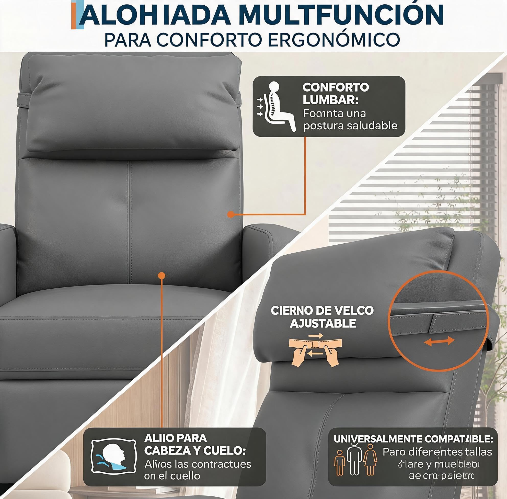 Sillón Relax Eléctrico con Masaje y Calor