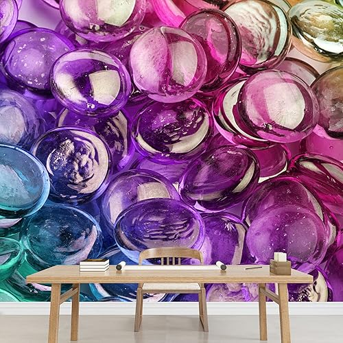 Miniatura 9 de wall26 - Fondo acrílico monocromático abstracto artístico en colores beige, negro, gris y marrón - Mural de pared removible autoadhesivo grande -