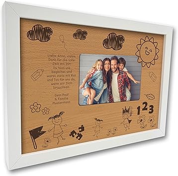 Namofactur Bilderrahmen personalisiert mit Gravur
