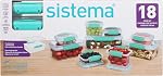 Sistema Contenants pour le déjeuner, la préparation des repas et les restes, lave-vaisselle, sans BPA, 18 Ensemble de pièces