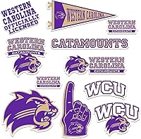 Vista 38 de Universidad de Florida Central - Paquete variado de 9 calcomanías de vinilo grandes de lujo - Laptop, botella de agua, álbumes de recortes, tableta