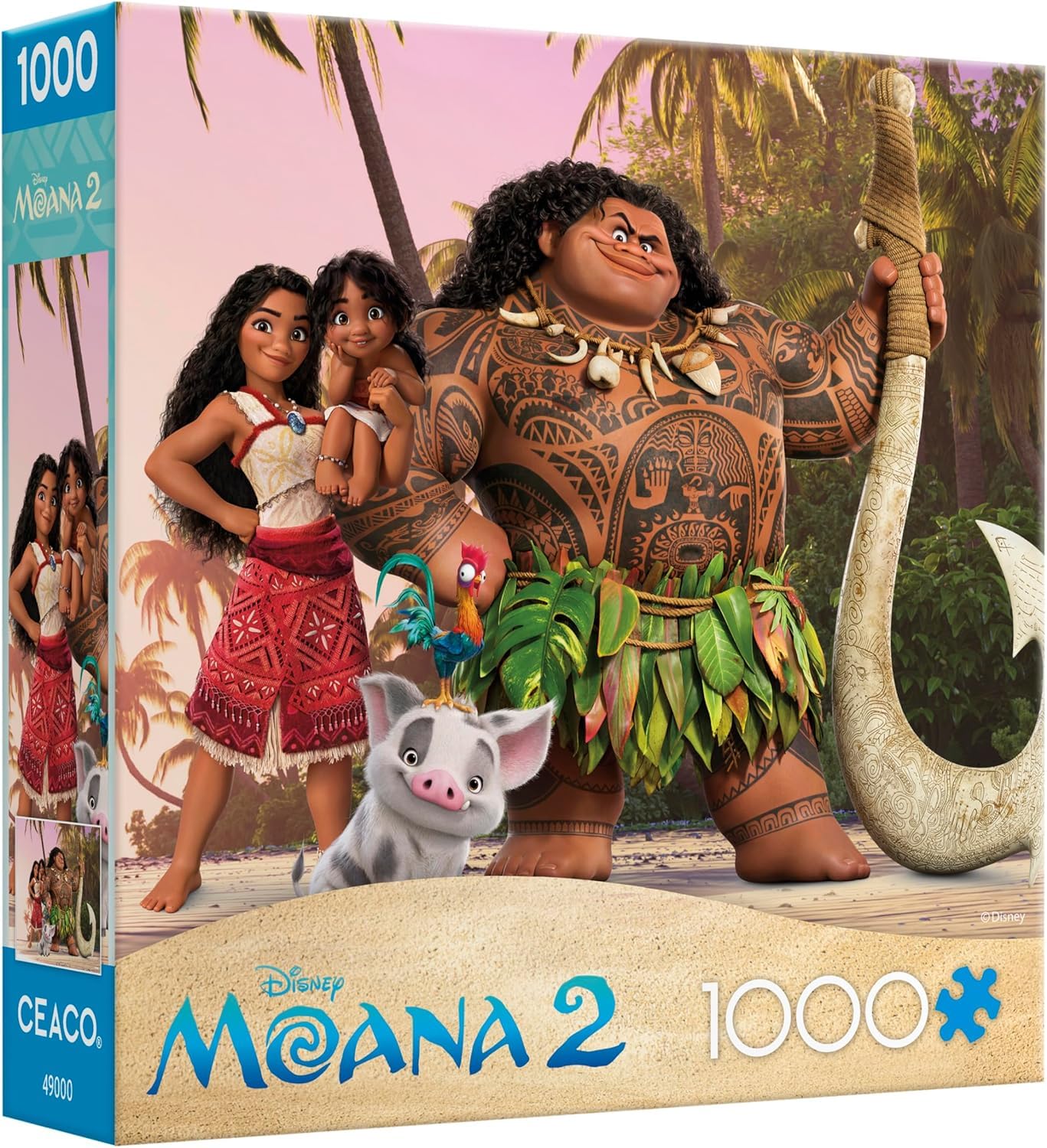 Amazon.com: Ceaco - Disney - Moana 2 - On The Beach - 1000