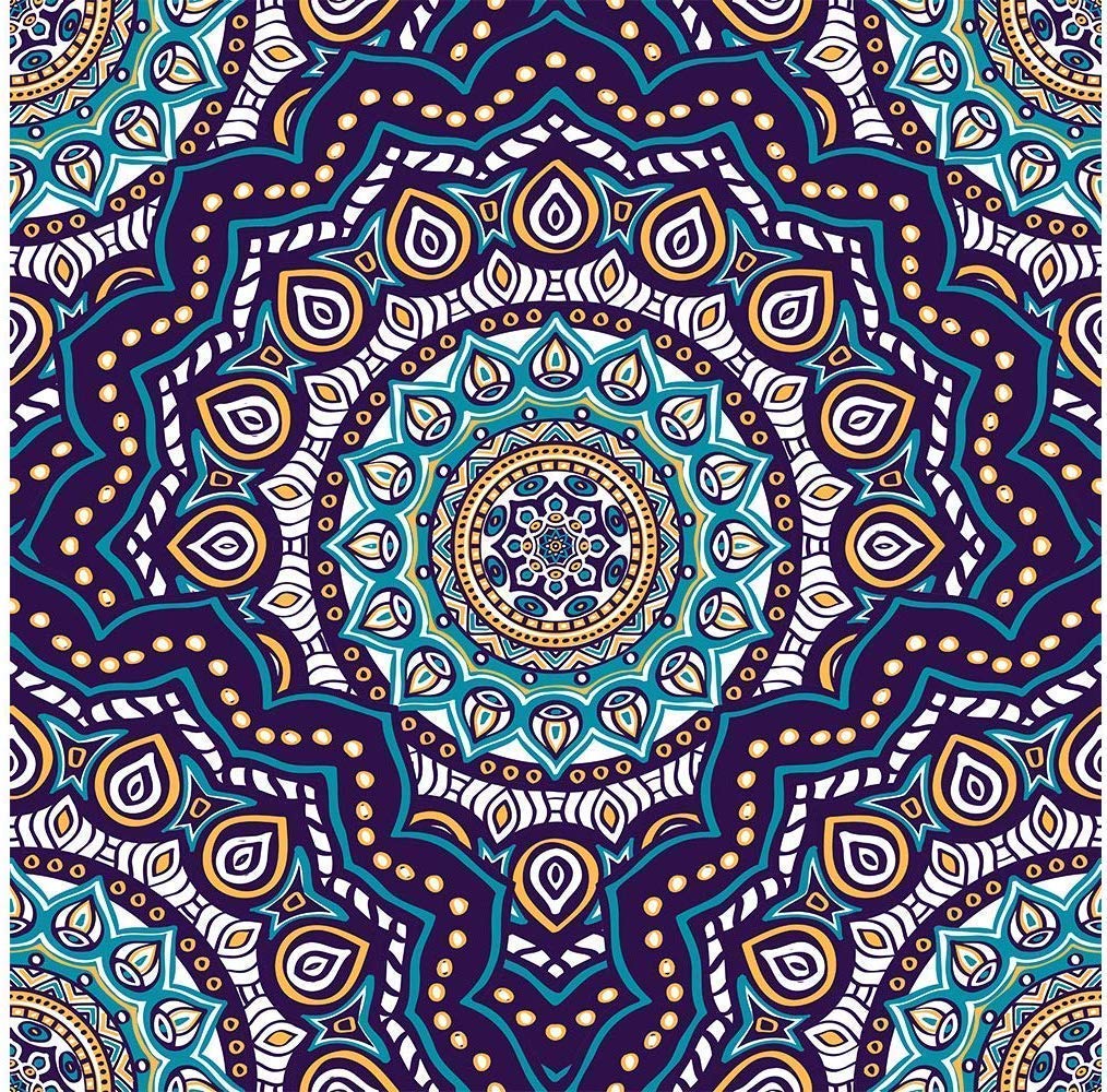 Oedim Cabecero Cama PVC Mandala 150x60cm | Disponible en Varias Medidas | Cabecero Ligero, Elegante, Resistente y Económico