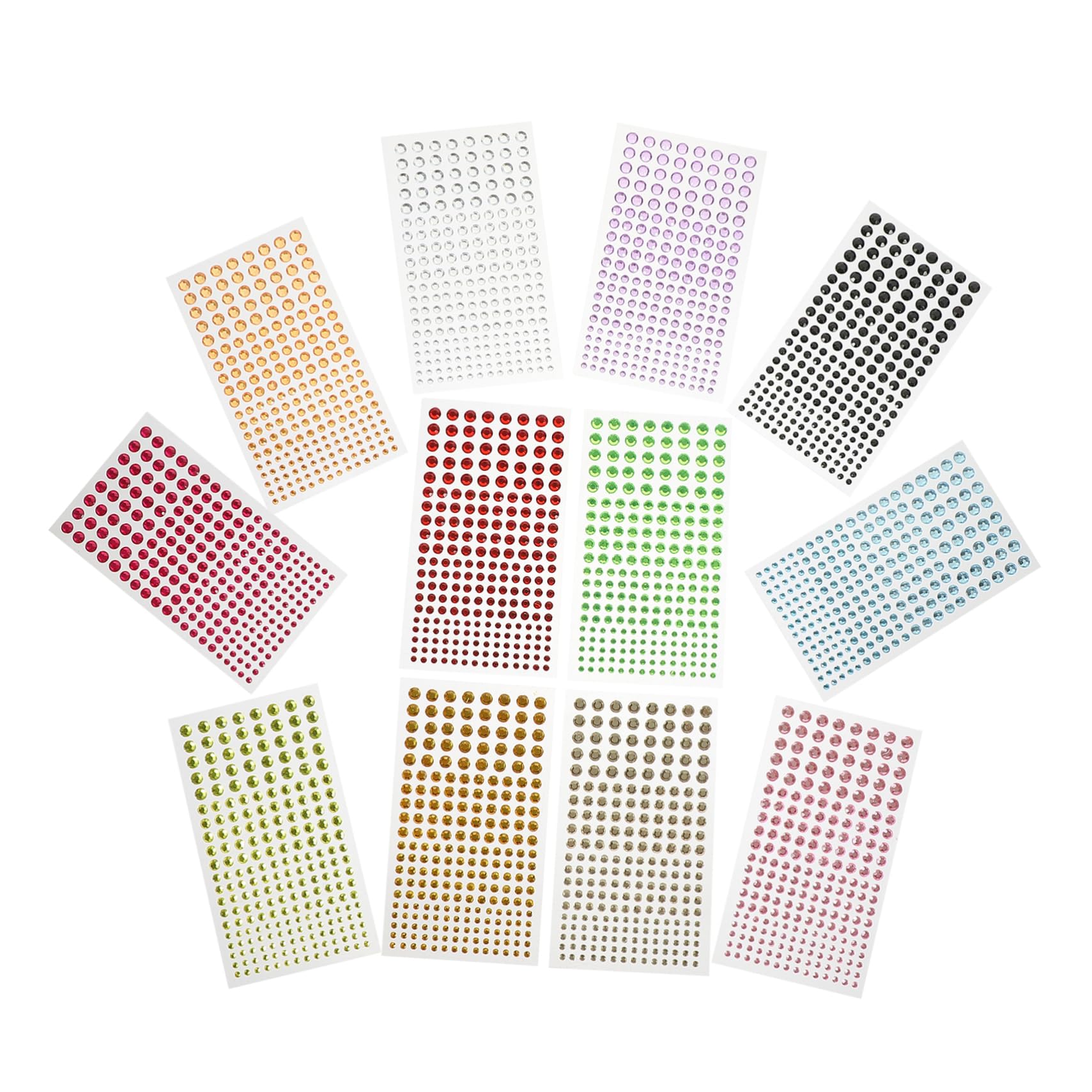 PACKOVE 36fogli Gemmper Viso Adesivi Glitter e Strass Per Decorazioni Di Trucco Facili Da Applicare Per Feste Carnevali Halloween e Occasioni Speciali