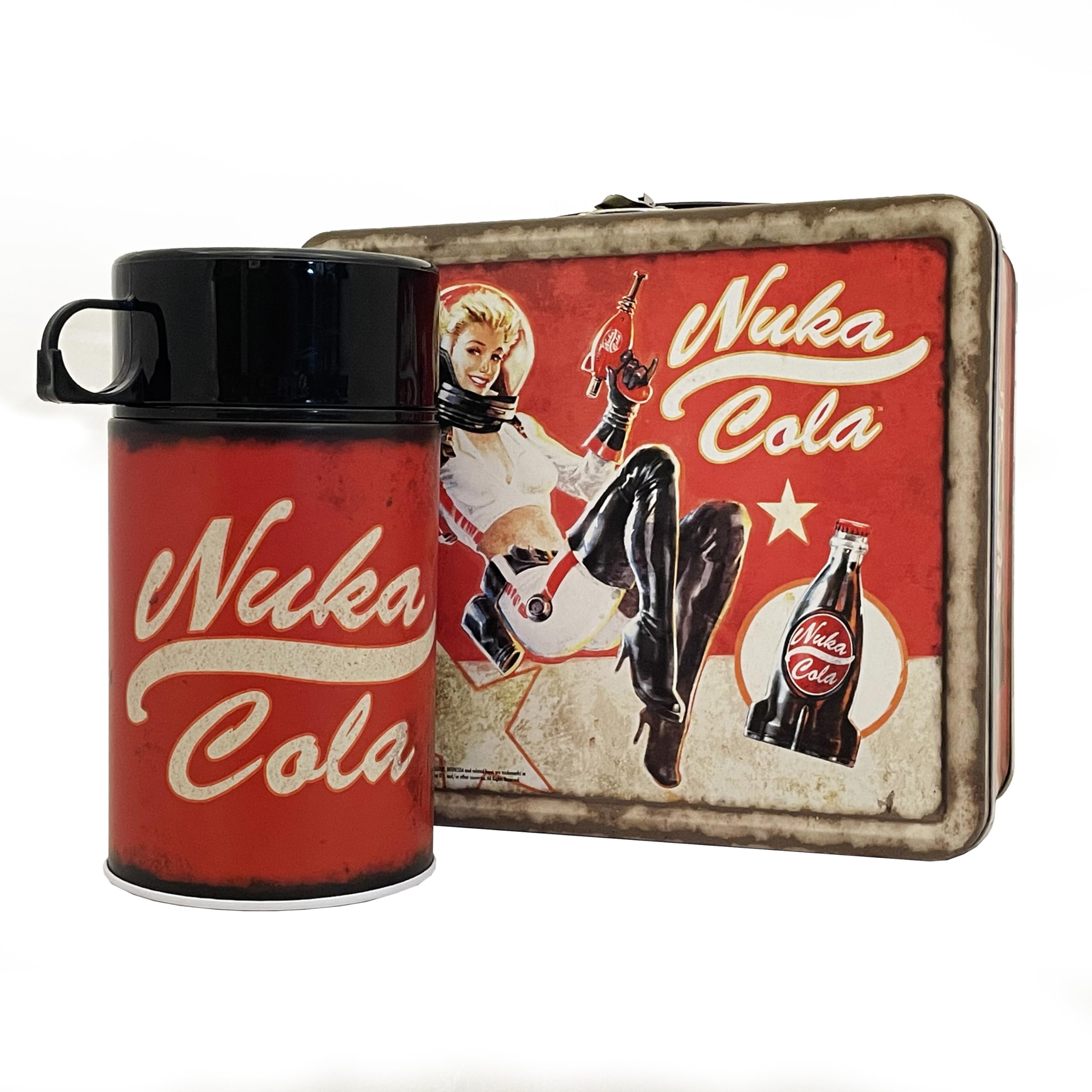 Fallout Nuka Cola Weathered Lunchbox & Flask