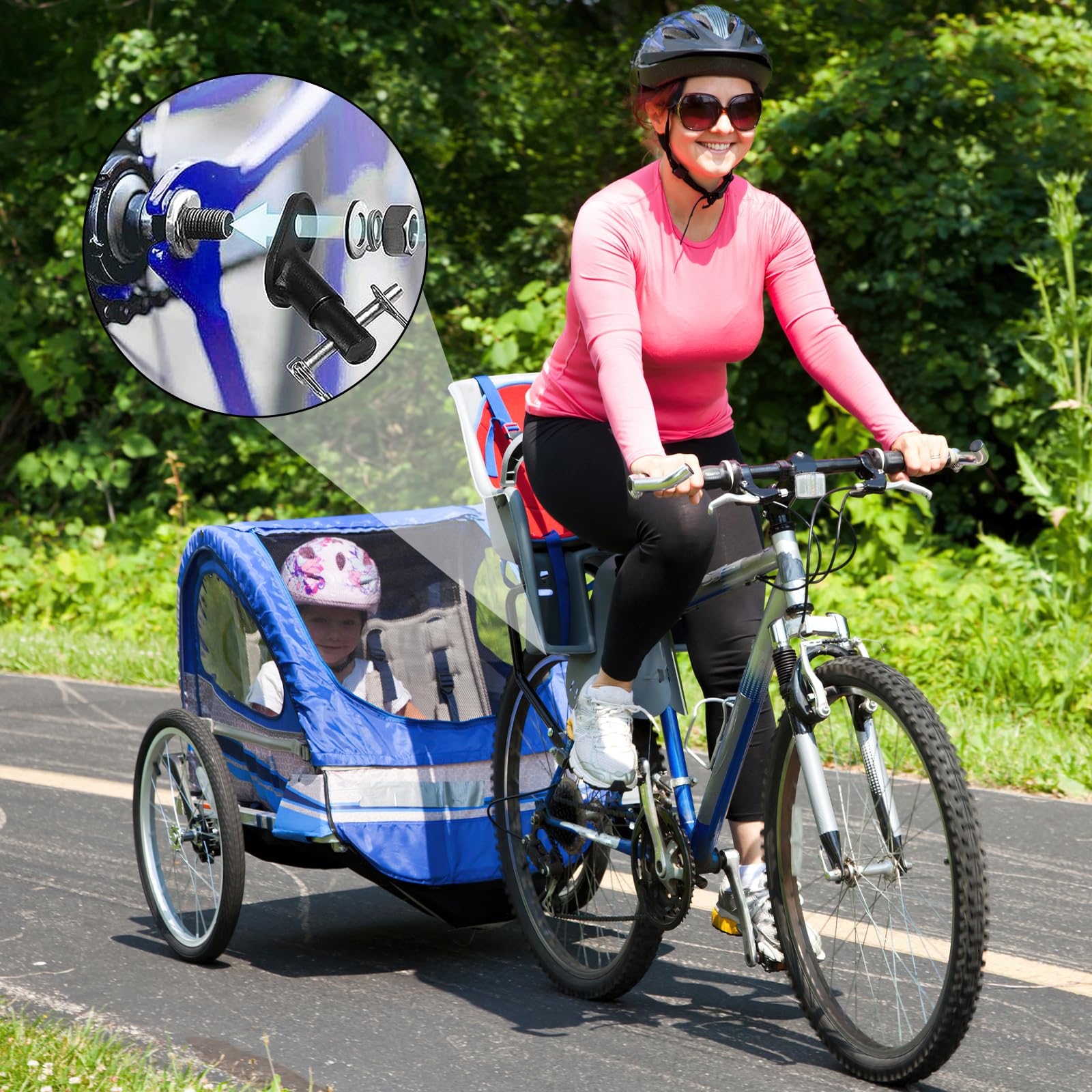 Ganci Per Bici Gancio Traino Universale Per Rimorchio Bici