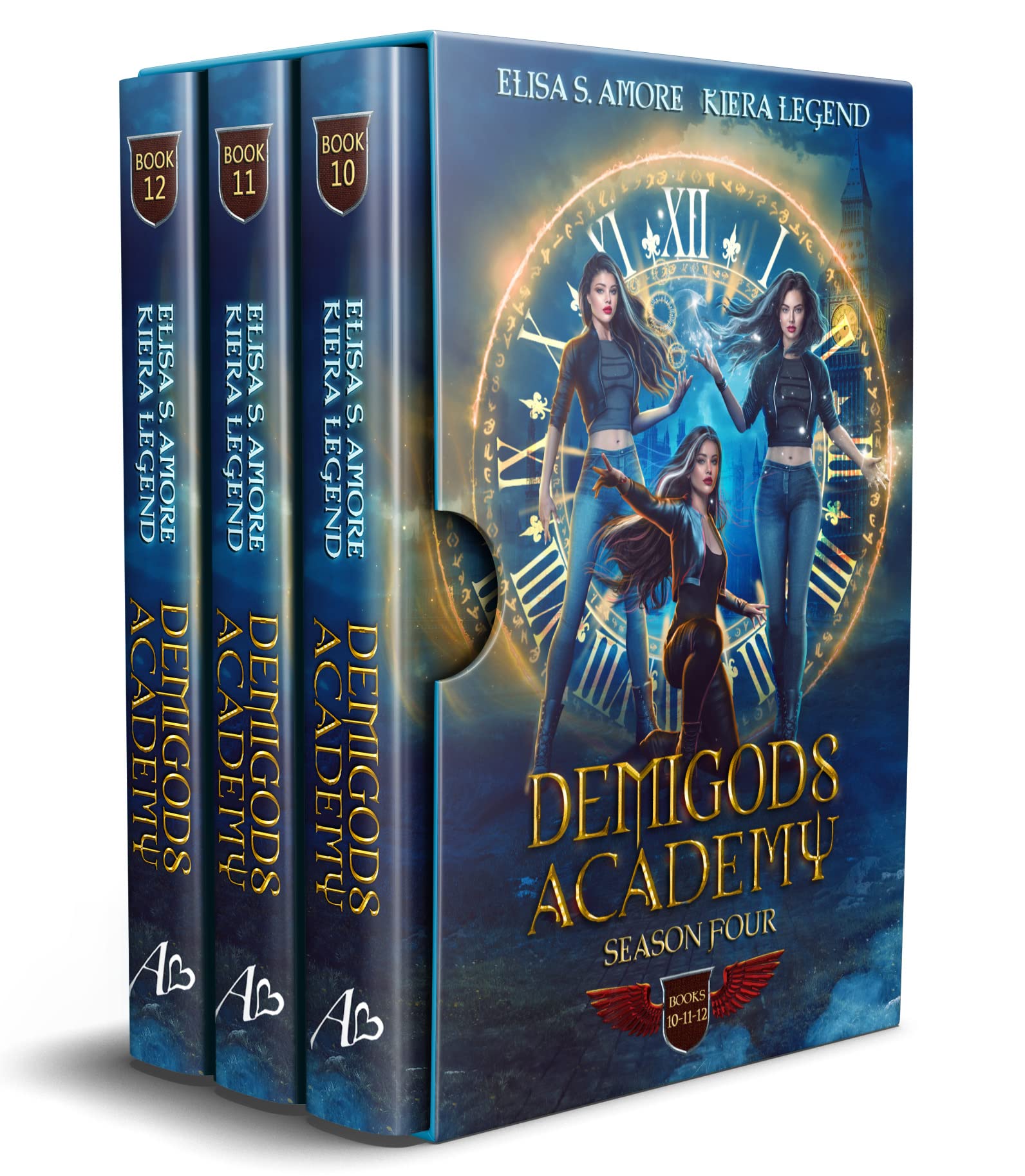 Book cover for Demigods Academy Season Four: Books 10-12