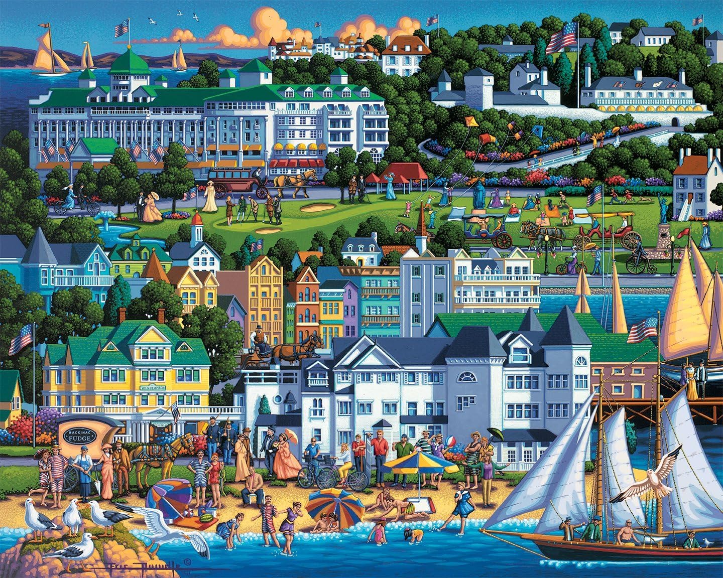Dowdle Personal Puzzle - Mackinac Island - 210 Piece