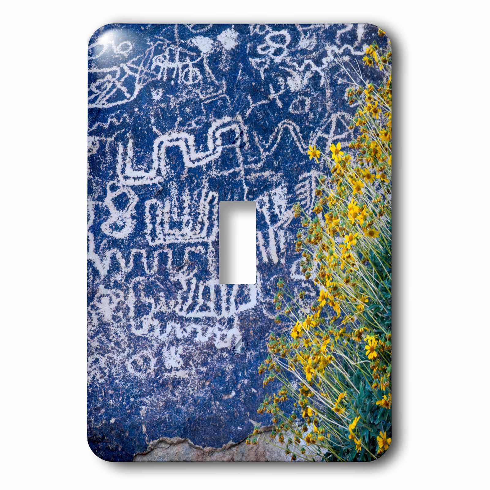 Interrupteur bascule 3dRose multicolore pour remplacer une plaque de lumière terne