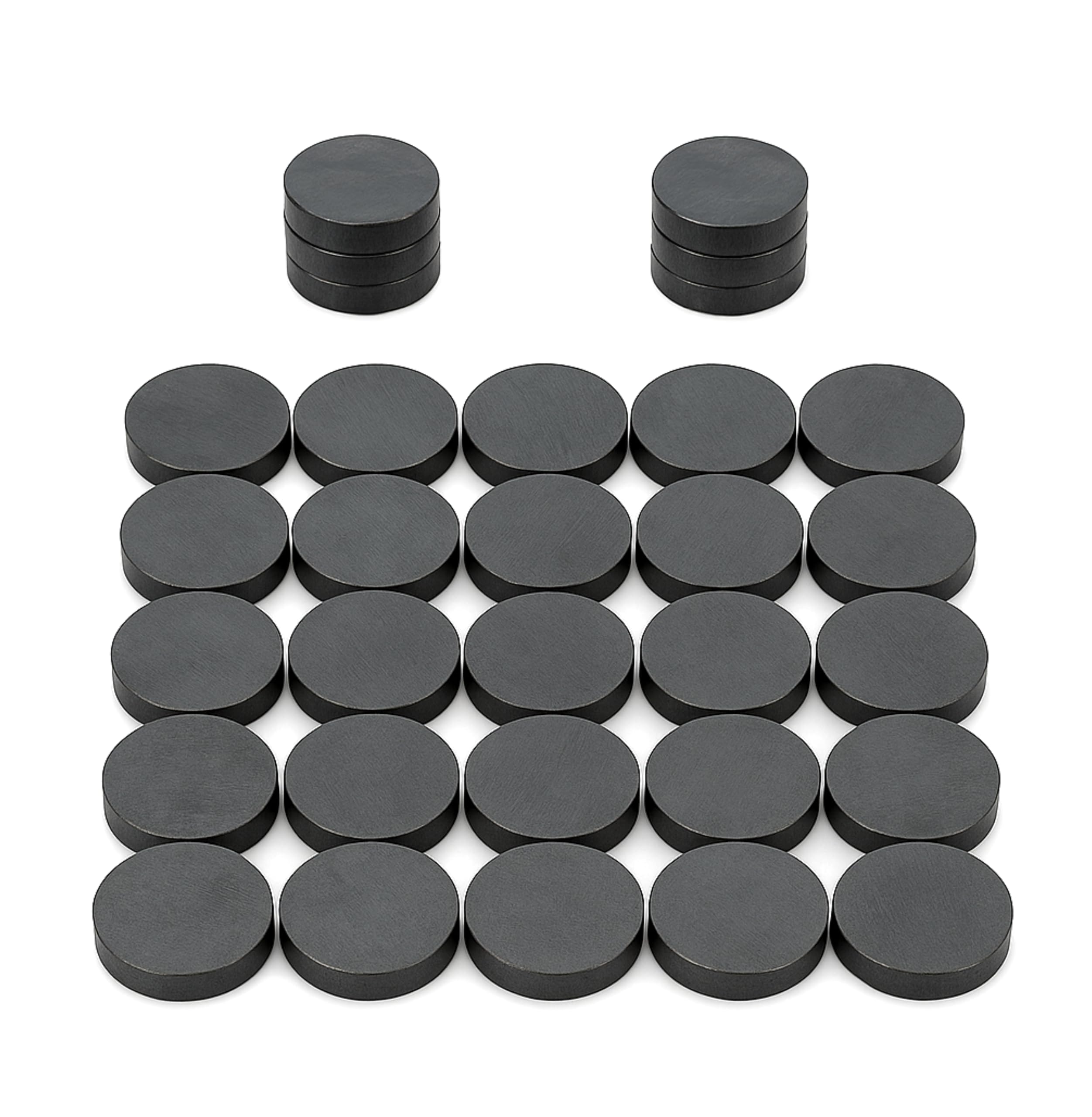 TOWNBUS 18mm x 4mm | 30 Nos of Round Disc Magnets | Decorative Magnets for Handworks, Fridges & DIYs