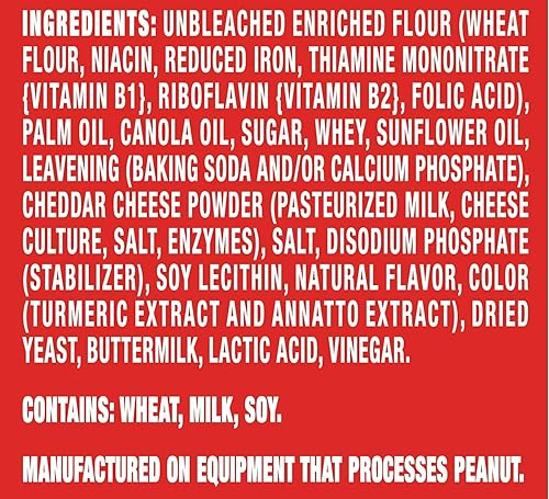 Miniatura 5 de RITZ Bits - Sándwiches de galletas de queso, bolsas de 3 onzas empaquetadas con irresistibles mini galletas rellenas de queso para aperitivos