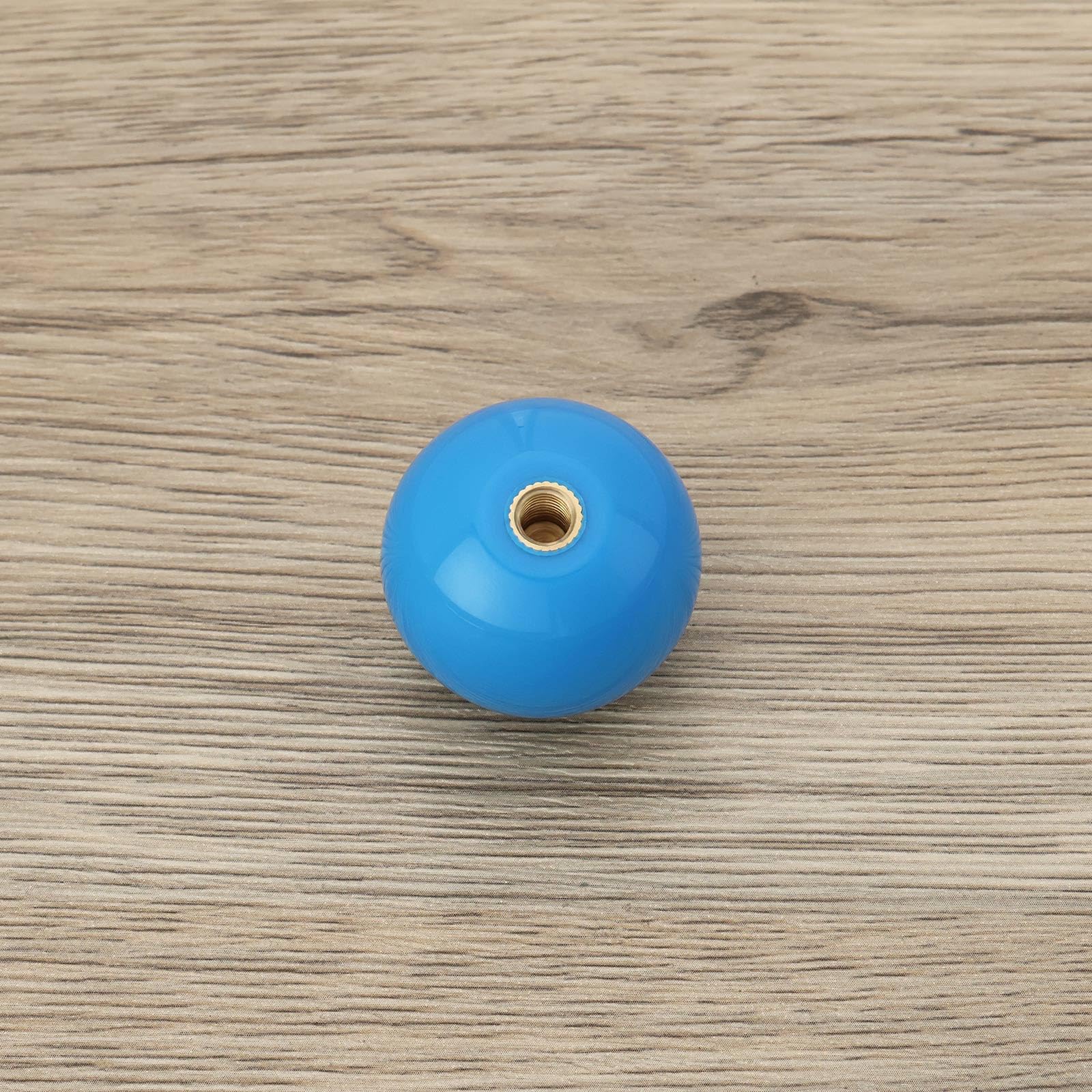 SG Store 2 Pieza Uds 35mm Juego de Arcade Cabeza de Joystick Redonda Parte Superior Esférica Mango Superior Circular Bola de Joystick Adecuada para Joystick de Tornillo M6 Azul Rojo