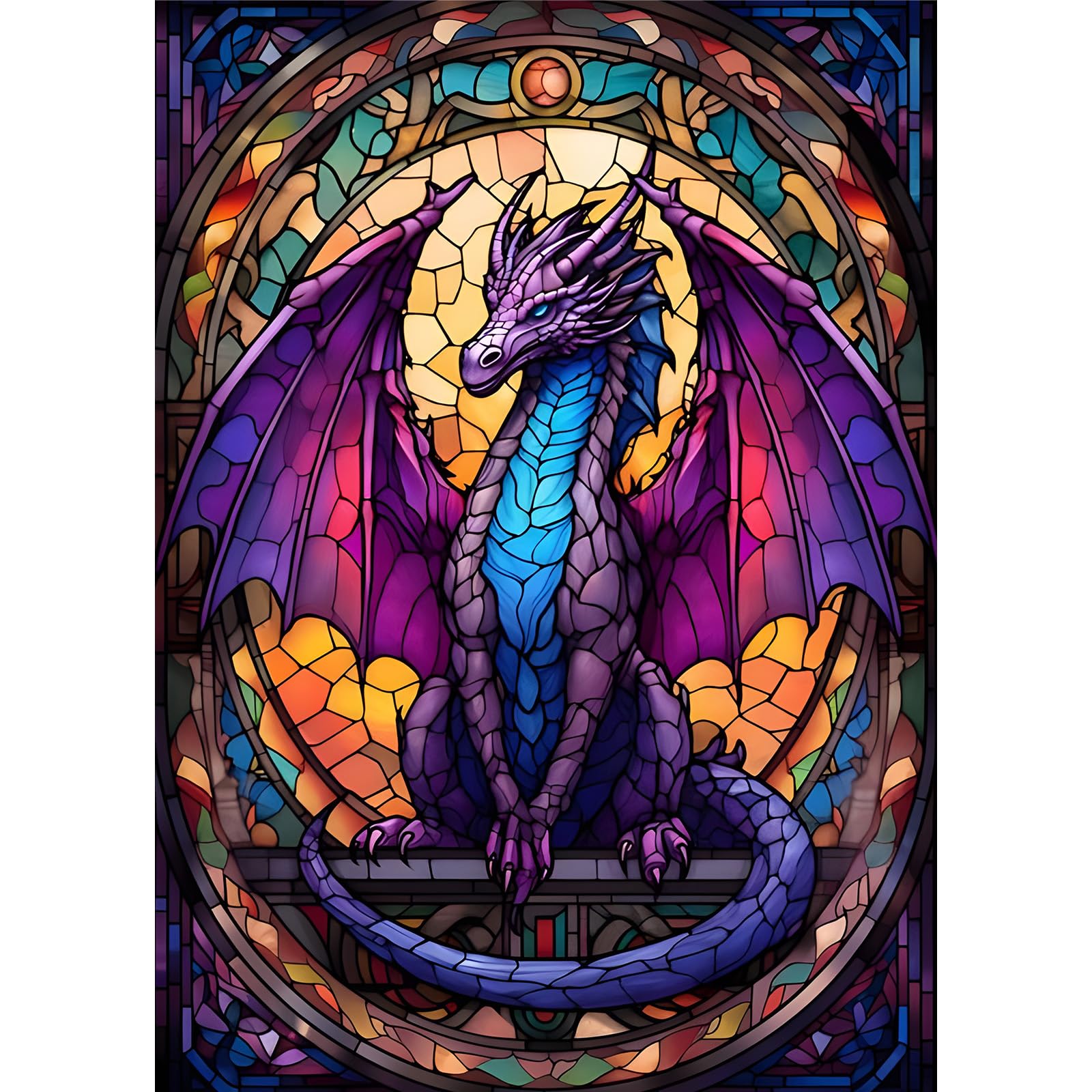 EOBROMD Dragon Diamond Art