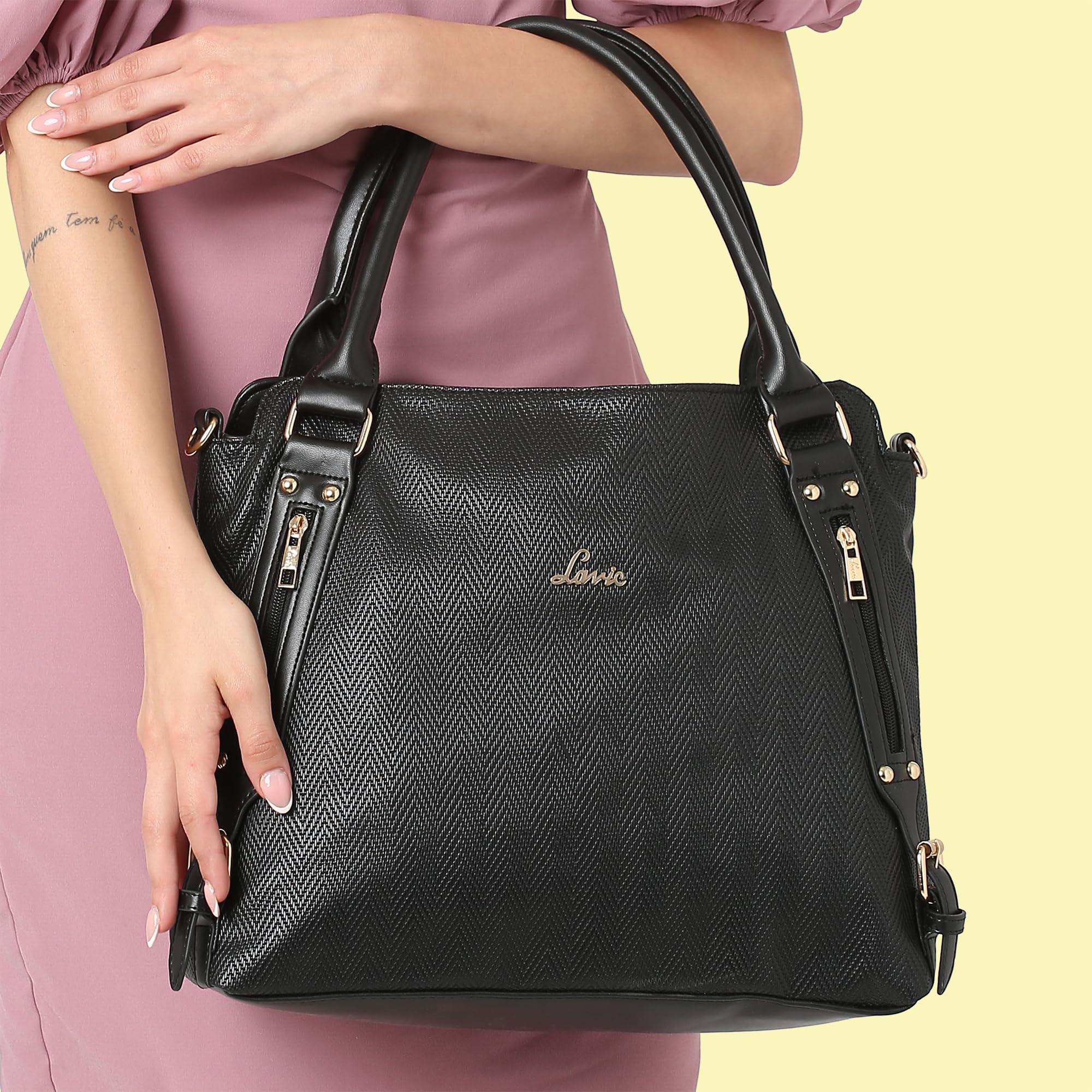 Lavie Women's Faroe Satchel Handbag for Women | Satchel Bag for Work | Ladies purse | Stylish Shoulder Bag | Gift For Women 1