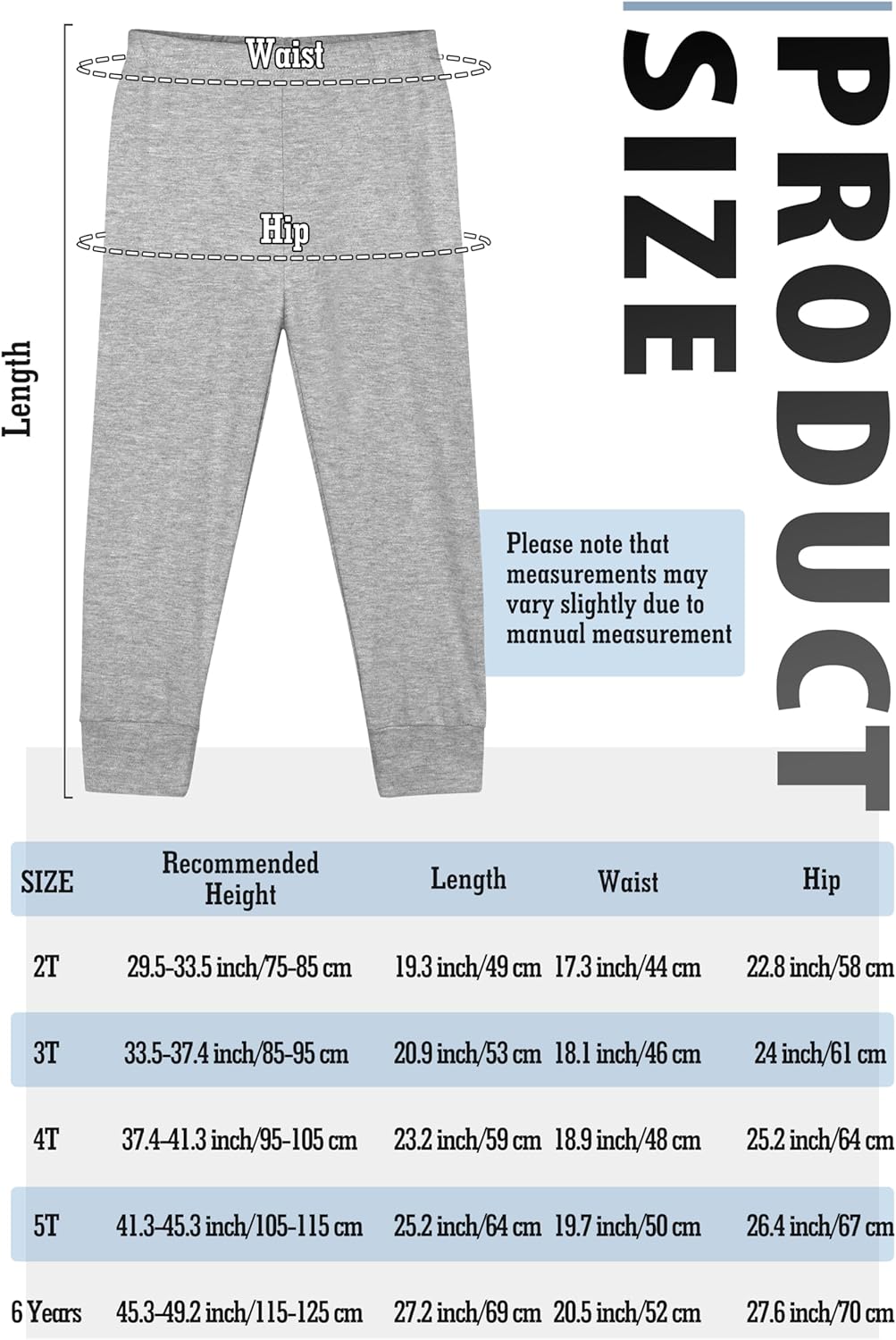 Resinta 4 Packs Toddler and Boys 100% Cotton Pants Kids Sport Pull on Jogger Pants 2T-6Year - Image 4