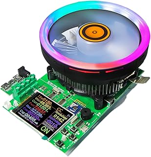 180W DC Electronic Load Tester, USB Load Tester, Lithium Battery Capacity Tester, Color Screen Data Monitoring, Constant Current and Constant Voltage, etc. 4 Working Modes