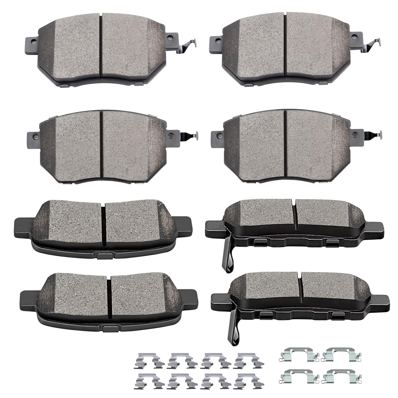 Ceramic Brake Pads Kits,SCITOO 8pcs Brakes Pads Set fit for 03-05 for Infiniti FX35,03-05 for Infiniti FX45,05-06 for Nissan Altima,04-08 for Nissan Maxima,03-07 09-12 for Nissan Murano
