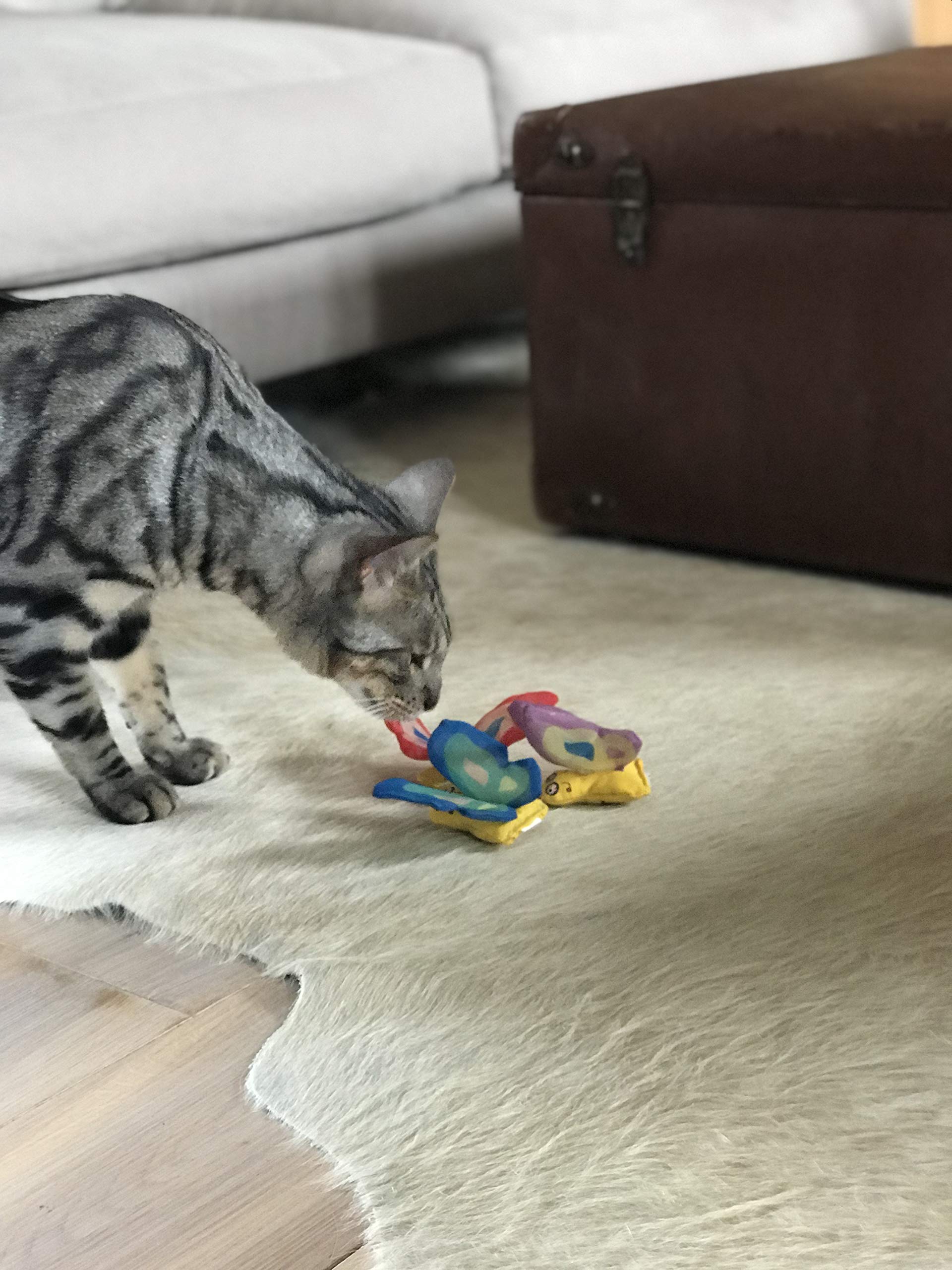 YEOWWW! Butterflies Catnip Filled Cat Toy