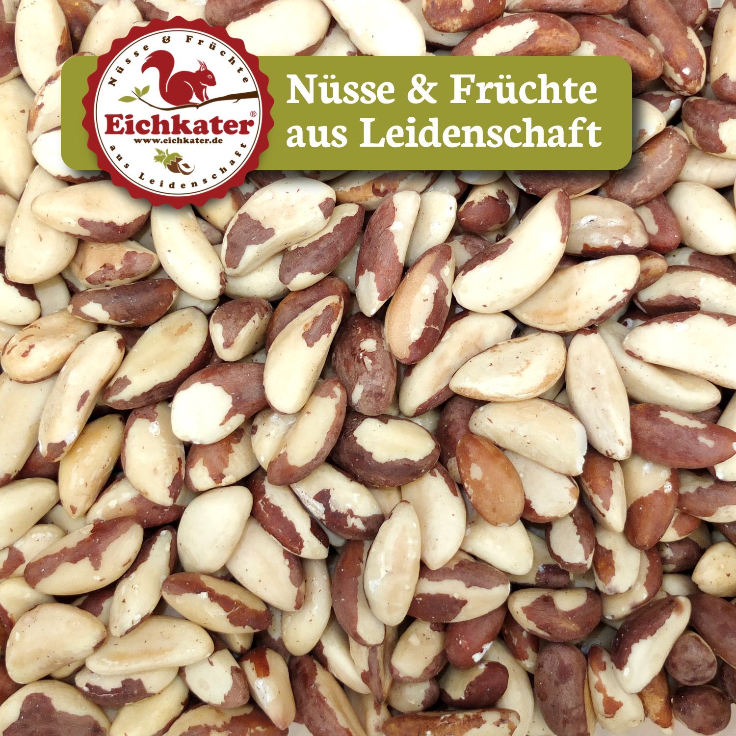 Eichkater Paranüsse groß & ganz 6er-Pack (6x500g)
