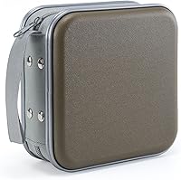 Vista 12 de Funda de CD/DVD de capacidad para 48 unidades, soporte portátil para CD, azul