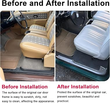 Door Sill Guards Kit Compatible with Chevy GMC 19781987