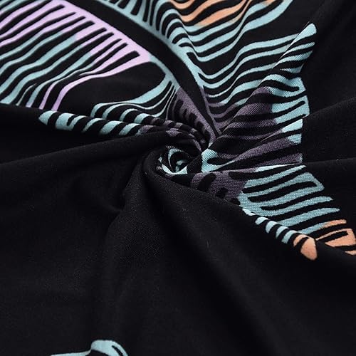 Vista 120 de MIFXIN Funda de sofá sin brazos, funda elástica plegable para sofá cama, sin reposabrazos, protector de muebles de elastano impreso lavable, sin