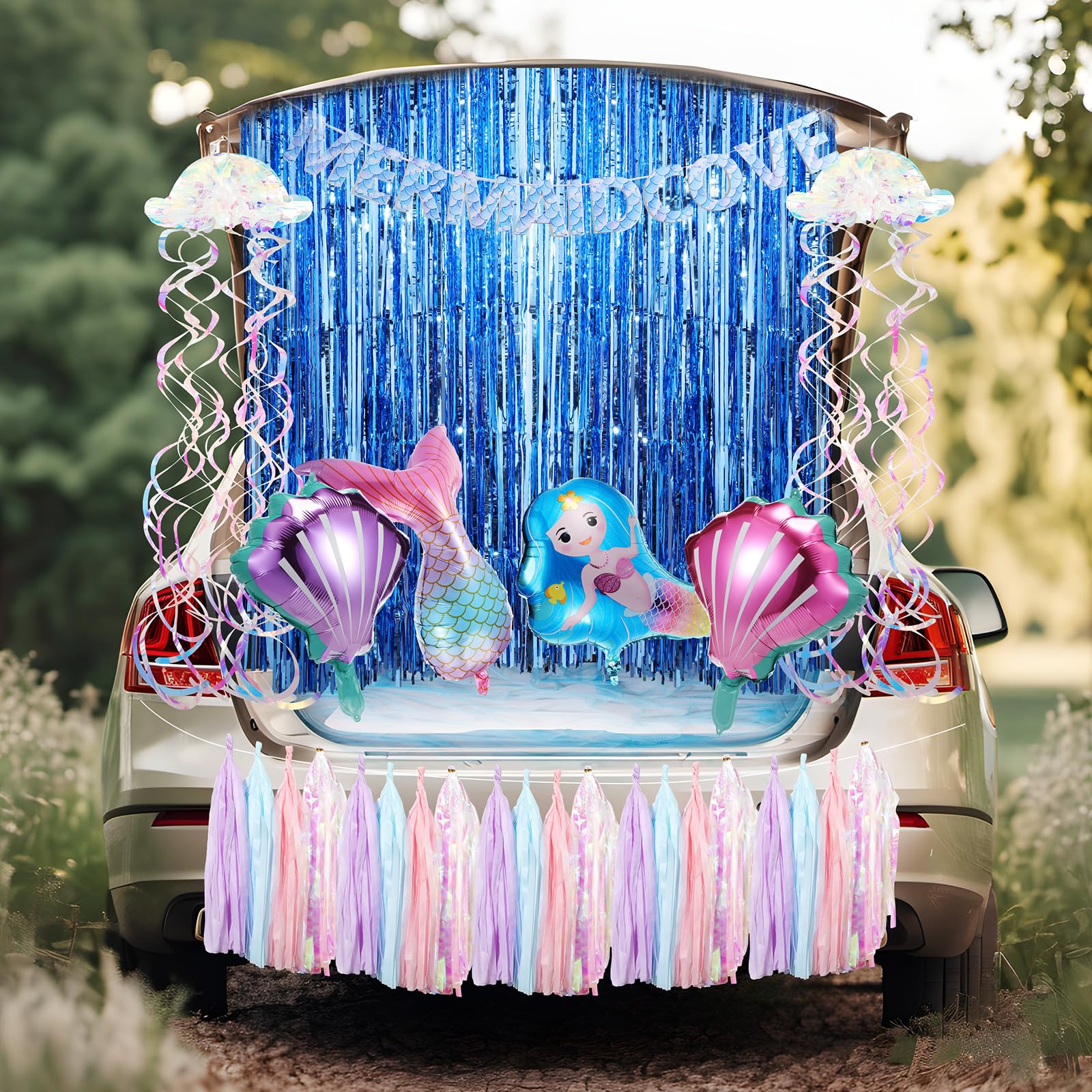 Little Mermaid Car Decor Amazon.com: HunnmingRe Halloween Trunk Or